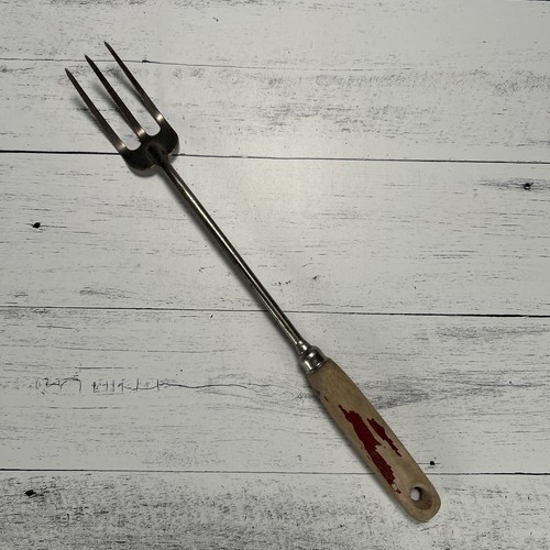 Vintage meat carving fork - carving,